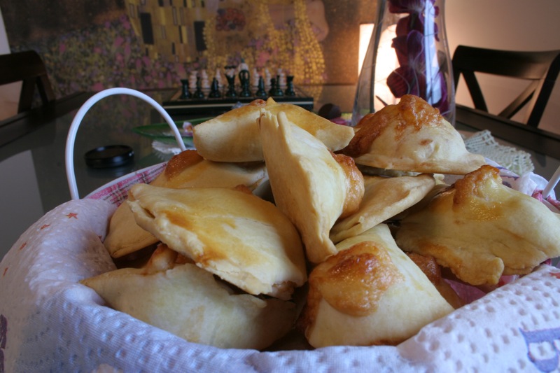 I fiadoni abruzzesi, pecorino, parmigiano e caciotta dolce